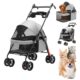 Dog Stroller With Cup Holder for Small Dogs