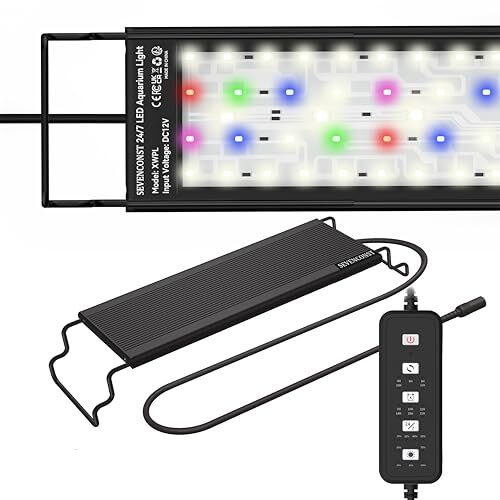 Sevenconst Full Spectrum LED Aquarium Light for 12-18 Inch Tanks