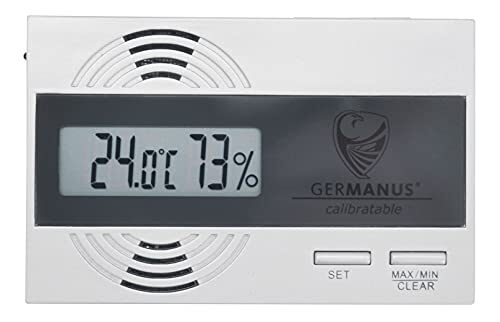 Germanus Digital Hygrometer Model 745 Silver