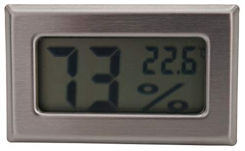 Germanus RVII Digital Hygrometer Silver