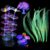 Podazz Glowing Aquarium Ornaments 4-Piece Set