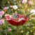 Metal Flower Bird Bath Stake for Garden Wildlife