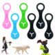 Dog Poo Bag Holder Pack of 6 with Keyring