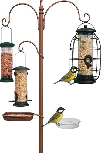 Divchi Metal Bird Feeding Station With Hooks