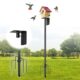 Outdoor Bird Feeder Stand with 5-Prong Base