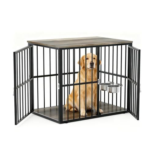 Crevyteg Heavy Duty Dog Crate for Large Dogs