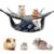 Henyall Two-Layer Hammock for Small Animals