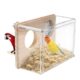 Transparent Parakeet Nesting Box With Perch