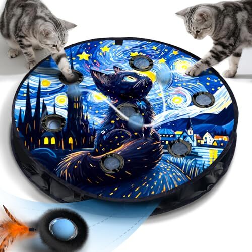 Zeepet Starry Night Interactive Cat Toy