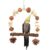 Foraging Bird Swing With Cuttlebone And Corn Husks