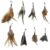 Merzio Feather Cat Toys with Bells for Cats