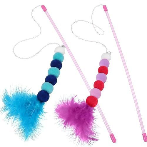 Doodlewitz Interactive Cat Teasers 2 Pack