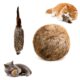 Interactive Catnip Toy With Tail Wand for Cats