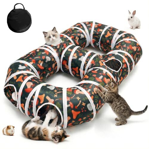 Interactive Cat Tunnel for Small Pets