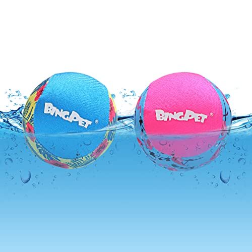Bingpet Floating Dog Ball 2 Pack for Dogs