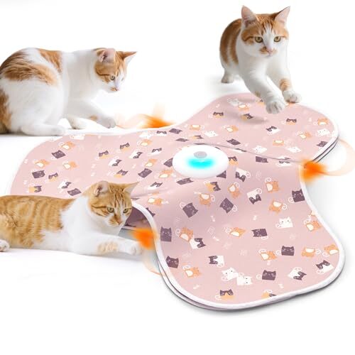 Iokheira Interactive Feather Cat Toy for Indoor Cats