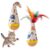 Haiyox Interactive Cat Toy with Feather