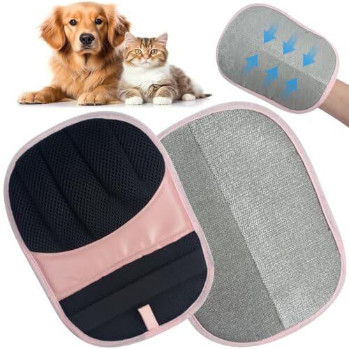 JCF Pet Grooming Glove for Dogs and Cats