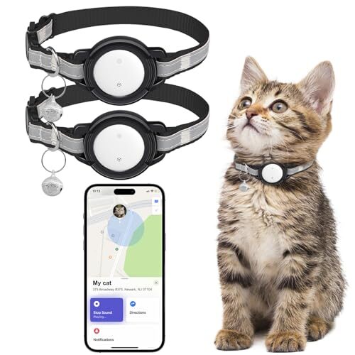 Jiarui Reflective Cat Tracker 2 Pack