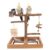 Kivinia Wooden Parrot Playstand With Feeder Tray