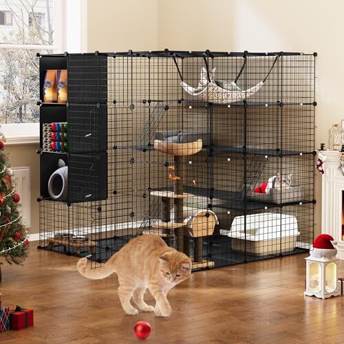 Yitahome Multi-Level Cat House for Cats