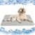 Grey Dog Cooling Mat for Large Dogs