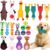 Msyu Dog Squeak Toys 20-Pack Assorted Animals