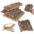 Hanabass Natural Bark Terrarium Decor For Reptiles