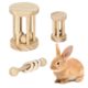 Morezi Wooden Chew Toys for Small Animals