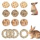 Natural Grass Rabbit Chew Toy Set 13 Pieces