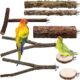 Okllen Set of 8 Bird Perches for Small Birds