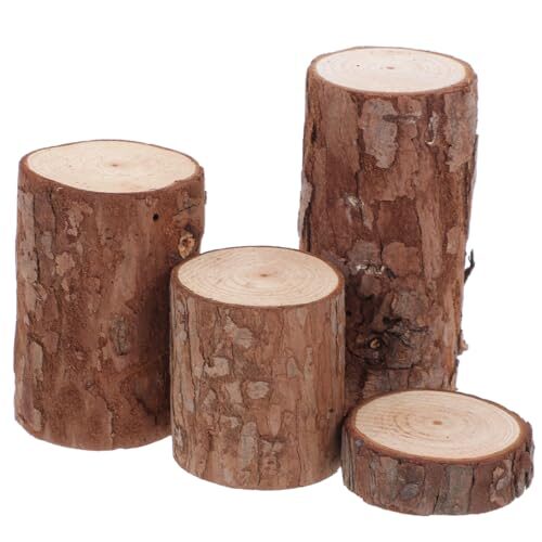 Wooden Tree Stump Decor for Hamsters