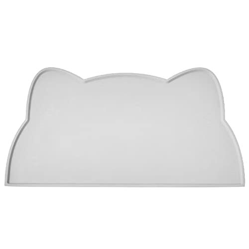Silicone Feeding Mat for Cats Light Grey
