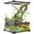 PawHut Glass Terrarium for Reptiles and Amphibians