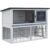 PawHut Two-Tier Rabbit Hutch for Small Animals
