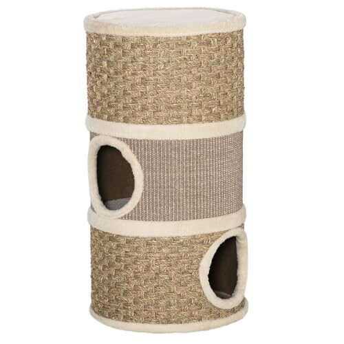 PawHut Sisal Cat Scratching Barrel for Kittens