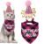 Zpeiran Dog Bandana Set for Small, Medium and Large Dogs