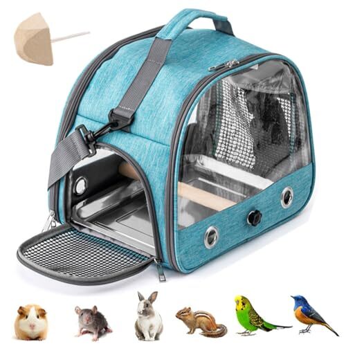 Lightweight Bird Backpack With Perch And Tray