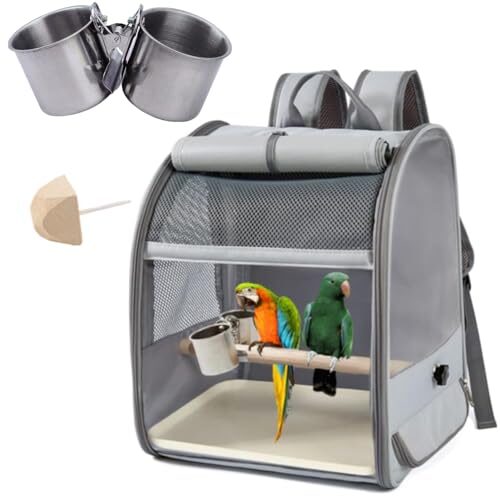 Travel Bird Cage Backpack For Parrots