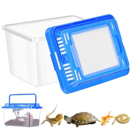 Toyandona Portable Aquarium Tank for Fish and Reptiles