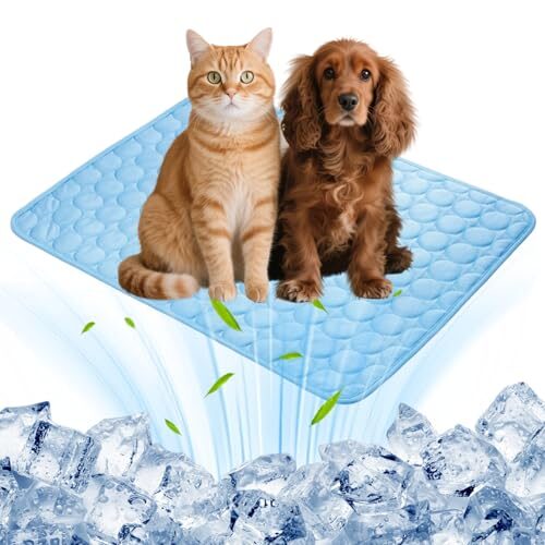 QiiWuic Dog Cooling Mat for Small and Medium Dogs