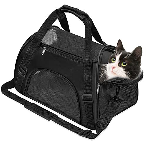 Soft-Sided Pet Carrier for Cats and Dogs