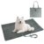 Pawsee Waterproof Foldable Dog Bed Grey
