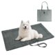 Pawsee Waterproof Foldable Dog Bed Grey