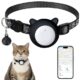 Reflective Cat Collar with AirTag Holder