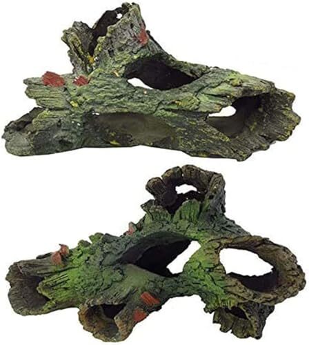 Hideout Driftwood Trunk Aquarium Ornament For Fish