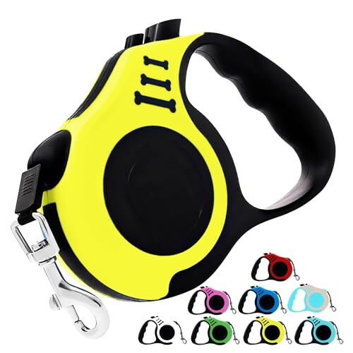 D&S Global Retractable Dog Lead for Small and Medium Dogs
