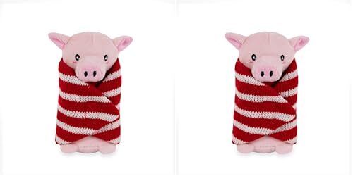Rosewood Penny Pig Plush Catnip Toy for Cats (Pack of 2)