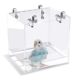 Saderoy Hanging Bird Bathtub Cage Accessory