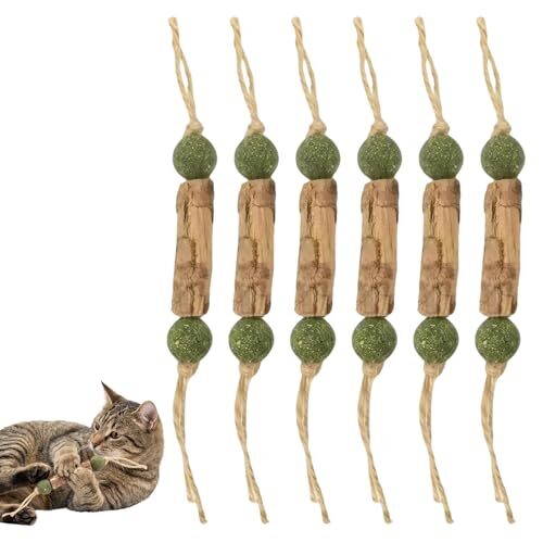 Catnip Dental Chew Sticks 6 Pack for Cats